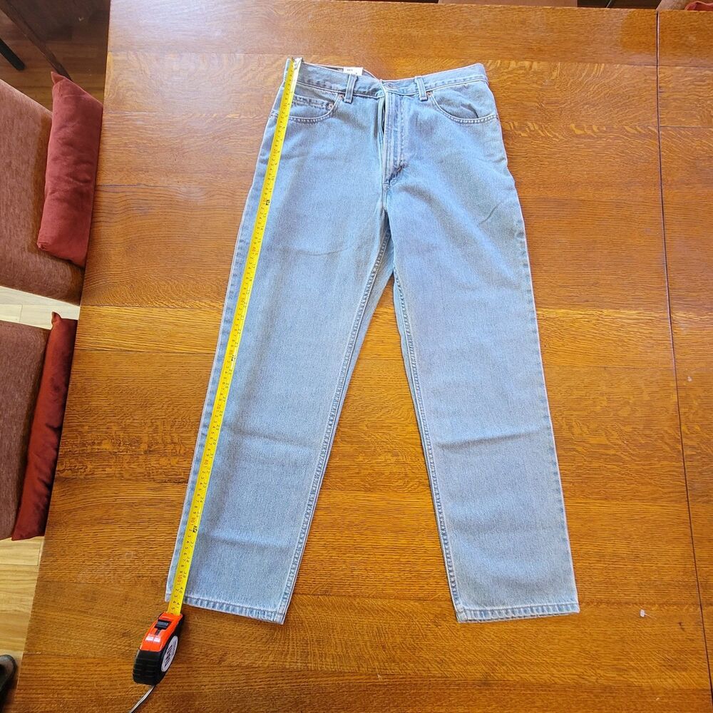 Levi's 550 Jeans Blue Relaxed Straight Fit Men's Light Blue Denim 34x30 NWT